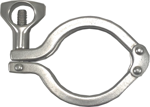 Pince Tri-Clover L14AM-2-316L-7 De 2 Pouces – En Acier 316L, Pour Virole à Souder Moyenne