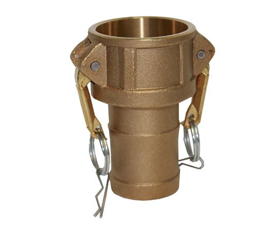 Type C - Brass Camlock Coupling Female coupler x Hose Shank