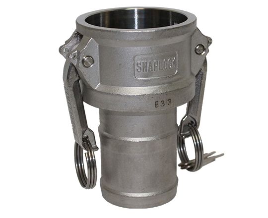 Type C Coupler - Stainless Steel Cam and Groove Female Coupler x Hose Shank