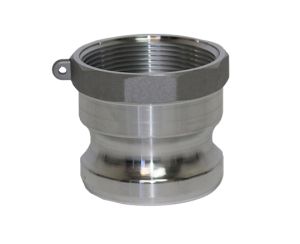 2" Type A Aluminum Male Cam & Groove x Female NPT