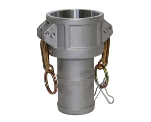 1-1/2" Type C Female Cam & Groove x Hose Barb