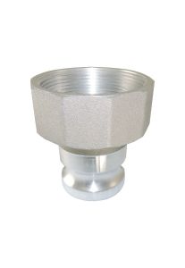 3" x 4" Type AR Aluminum Cam and Groove Reducer 3" Male Adapter x 4" Female NPT