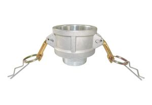 3" x 2" Type BR Aluminum Cam and Groove Reducer 3” Female Coupler x 2" Male NPT
