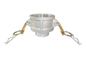 4" x 3" Type BR Aluminum Cam and Groove Reducer 4" Female Coupler x 3" Male NPT thread