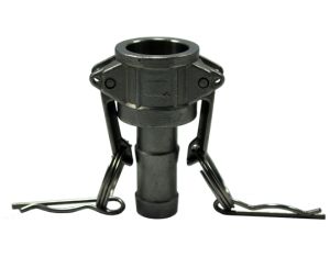 High Flow 1/2" Female Camlock x 5/8" Hose Shank