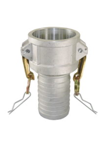 3" Coupler x Multi-Serrated Hose Shank
