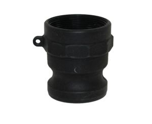 1/2" Type A Polypropylene Male Cam and Groove x Female NPT Thread