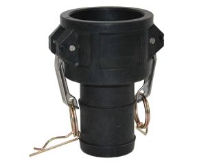 3/4" Type C Polypropylene Female Cam & Groove x Hose Shank