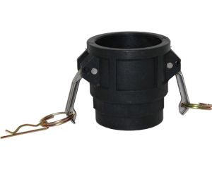 1 1/2" Type D Polypropylene Female Cam & Groove x Female NPT Thread