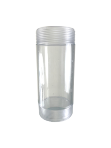 4" Polycarbonate Threaded In-Line Sight Glass