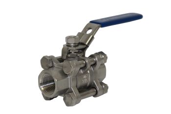 1/2" Stainless Ball Valve -3 Piece