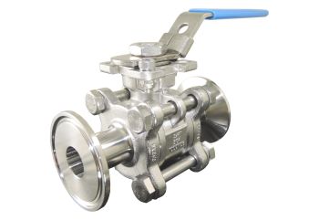 Sanitary 3-Piece Bal Valves