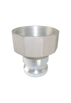 3" x 4" Type AR Aluminum Cam and Groove Reducer 3" Male Adapter x 4" Female NPT