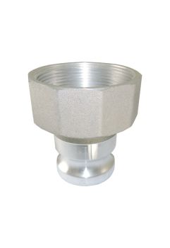 2" x 1-1/2" Type AR Aluminum Cam and Groove Reducer 2" Male Adapter x 1-1/2" Female NPT