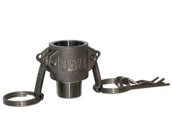 Type B- 1/2" 1/2" Stainless Camlock Disconnect 