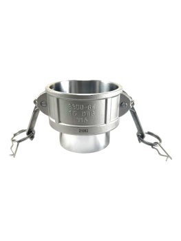 3" Female Cam and Groove Coupler x 3" Butt Weld for Tube 