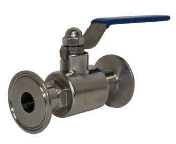 1.5" Tri-Clover x 3/4 Ball Valve