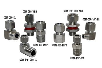 1/2" Stainless Compression Fittings