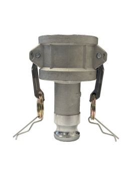 2" x 1" Type DA Aluminum Cam and Groove Reducer 2" Female Coupler x 1" Male Adapter