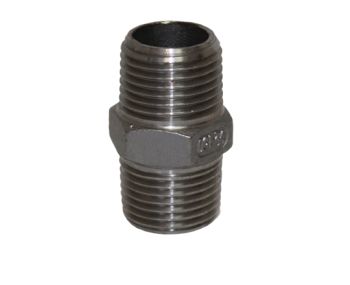 1 1/4" Hex Nipple (Stainless Steel 304)
