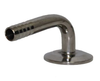 90 degree Tri-Clover Hose barb