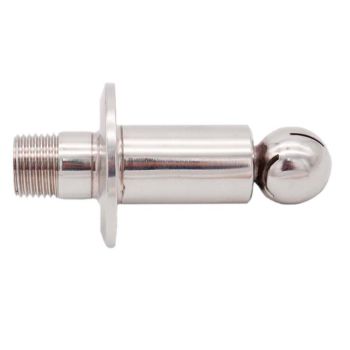 Rotating Mini Spray Ball - 1.5" Tri-Clamp by 1/2" MNPT 