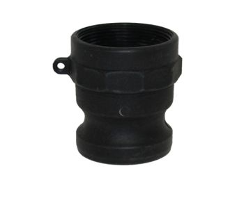 3/4" Type A Polypropylene Male Cam and Groove x Female NPT Thread