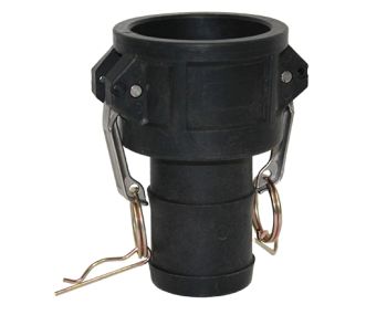 1/2" Type C Polypropylene Female Cam & Groove x Hose Shank