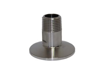 1.5" Tri Clover x 3/4” Male NPT