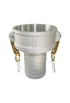 3" x 2" Type CR Aluminum Cam and Groove Reducer 3" Female Coupler x 2" Hose Shank