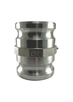 Stainless Steel Type AA Double Male Camlock Spool Adaptor x Adapter