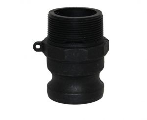 1/2" Type F Polypropylene Male Cam and Groove x Male NPT