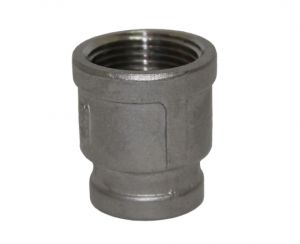 1/2” x 1/4" Threaded Reducing Coupling (Stainless steel 304)
