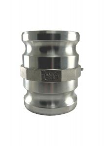 2" Type AA Stainless Steel Cam and Groove Spool 2" Male Adapter x 2" Male Adapter